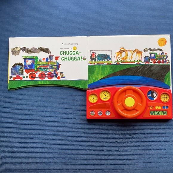 Eric Carle Here We Go Play-a-sound board book - Picture 4 of 4